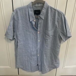 Rails Linen Short Sleeve Button down